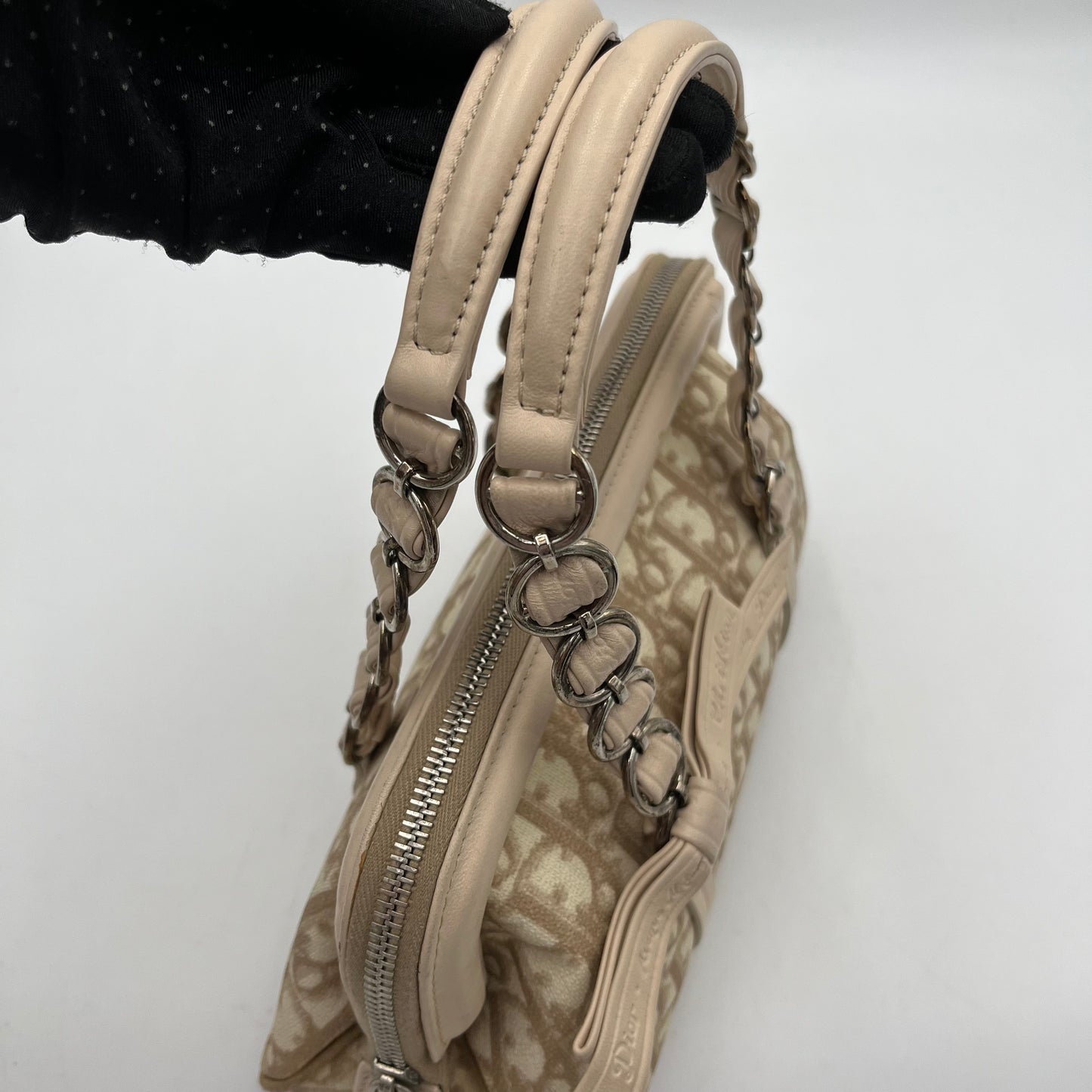 Christian Dior Beige Trotter Romantique Mini Handbag