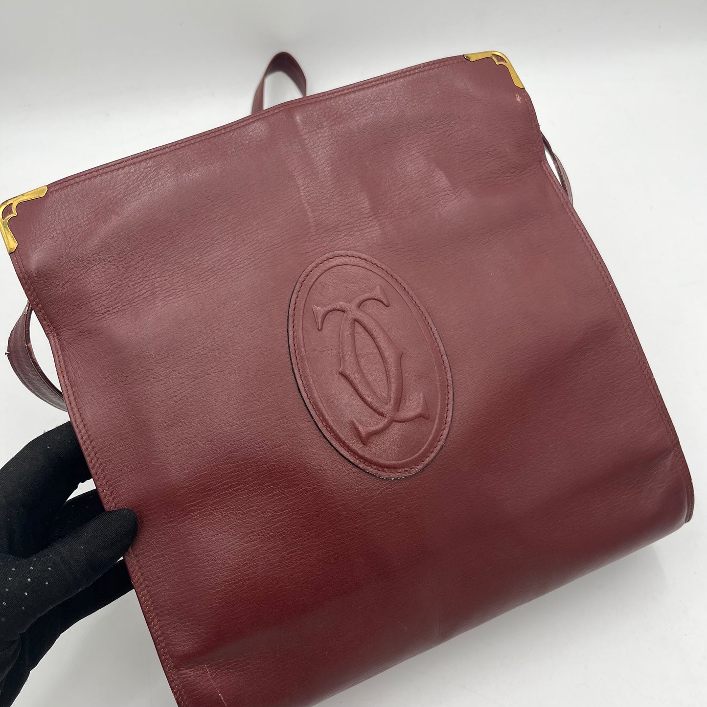 Cartier Le Must De Cartier Kisslock Shoulder Bag