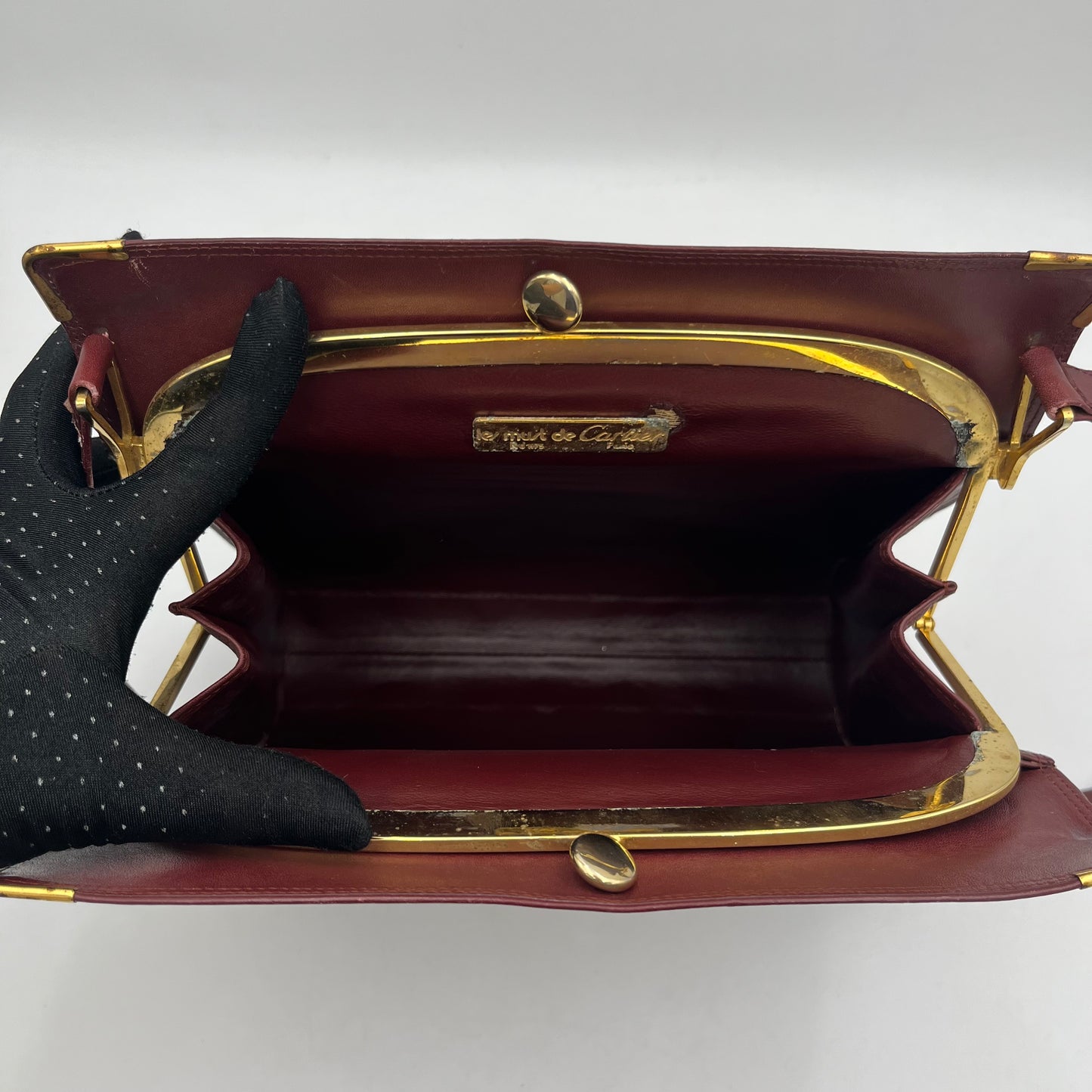 Cartier Le Must De Cartier Kisslock Shoulder Bag