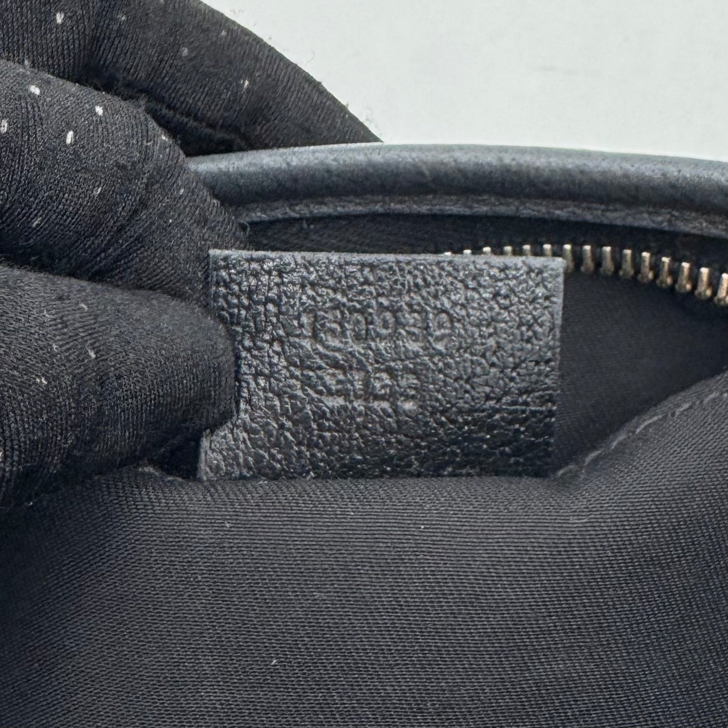 Gucci Black Monogram Canvas and Leather Abbey D-Ring Shoulder Bag