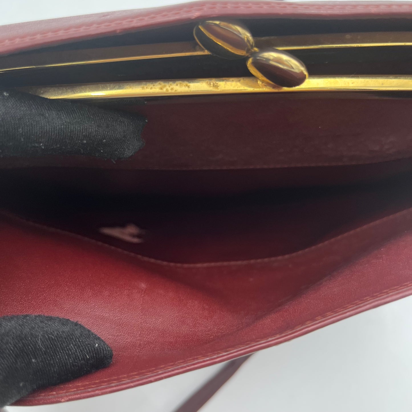 Cartier Le Must De Cartier Kisslock Shoulder Bag