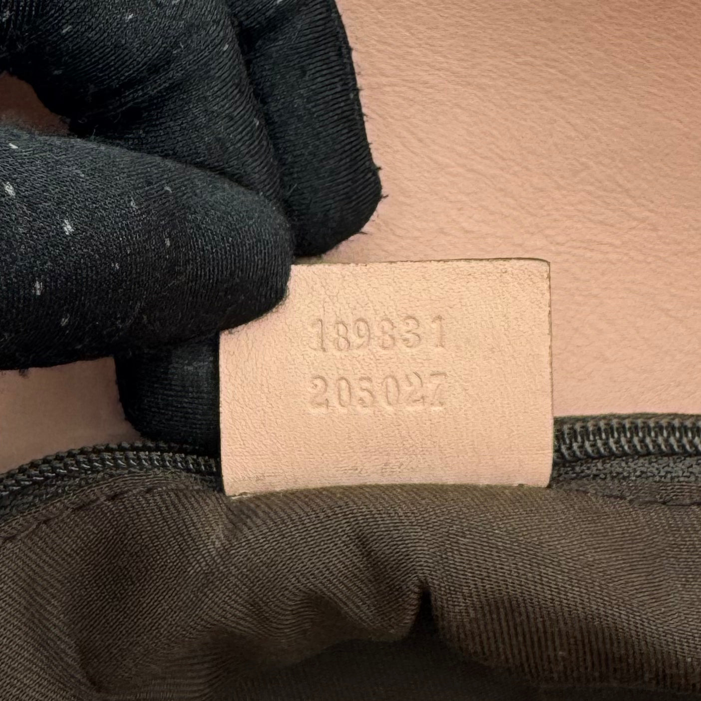 Gucci Beige Monogram Canvas Light Pink Leather Abbey D-Ring Tote Shoulder Bag