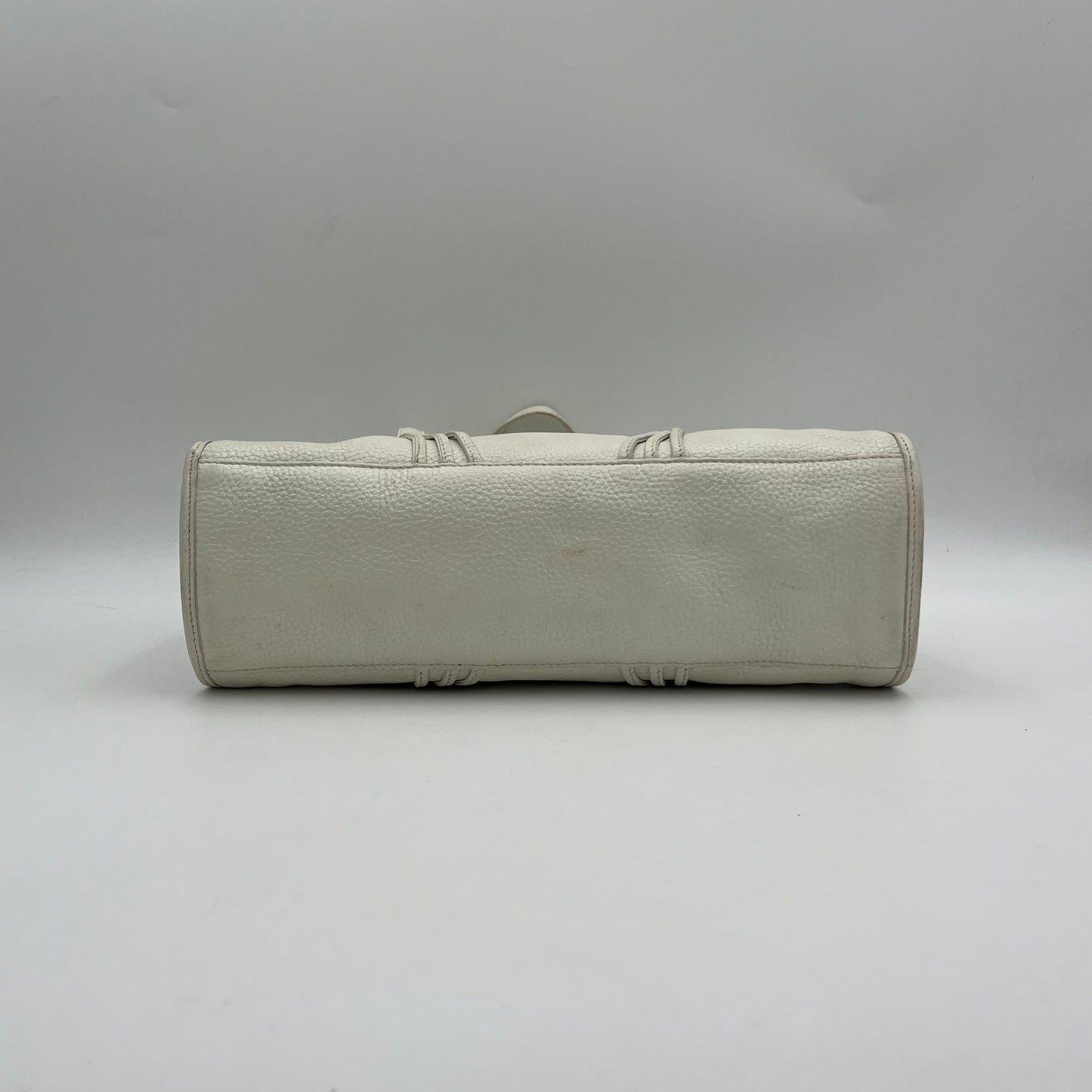 Fendi White Leather Handbag