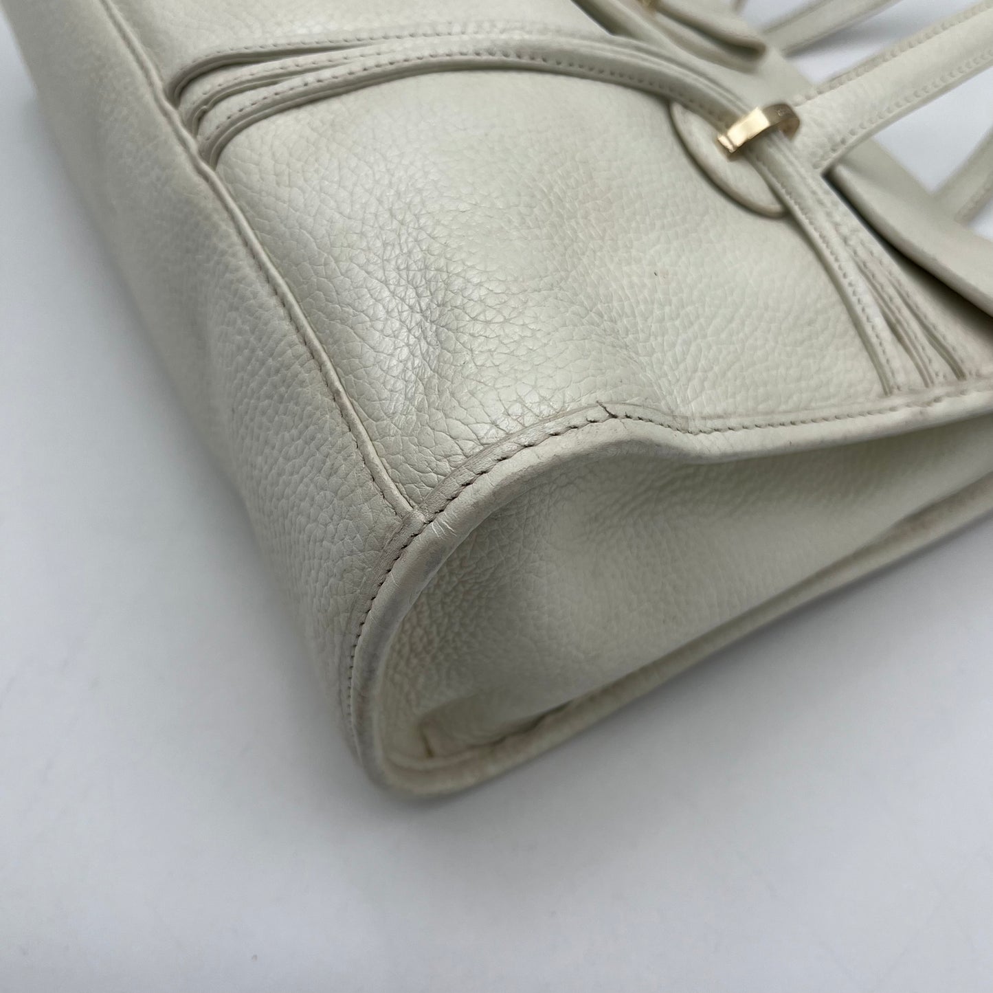 Fendi White Leather Handbag