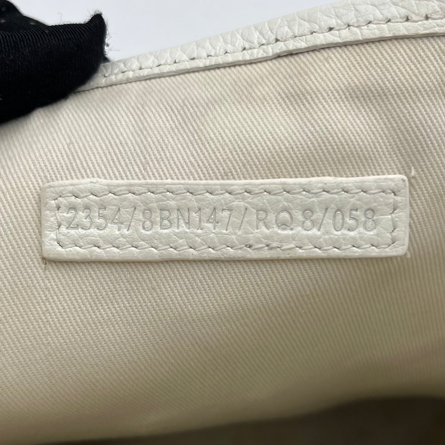 Fendi White Leather Handbag
