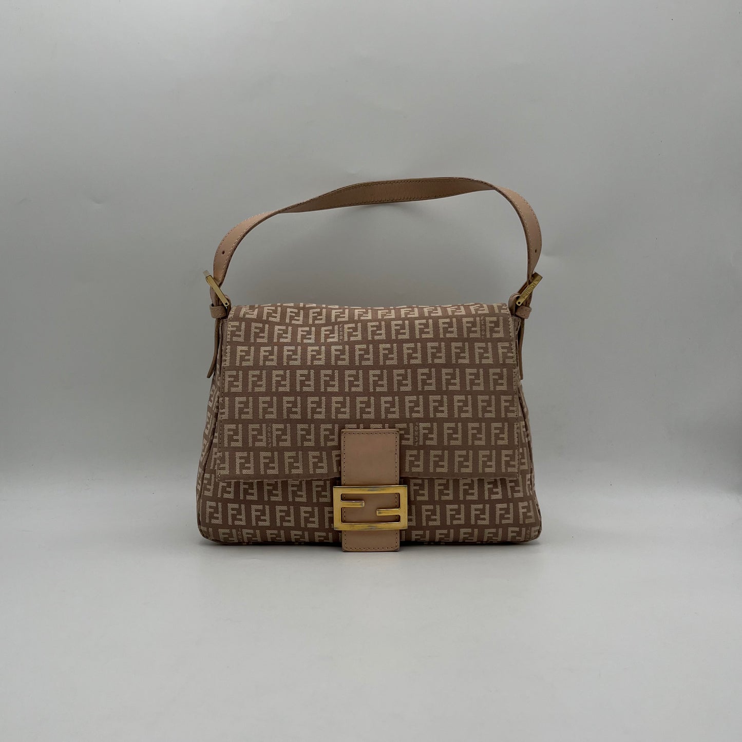 Fendi Pink Zucchino Mamma Baguette
