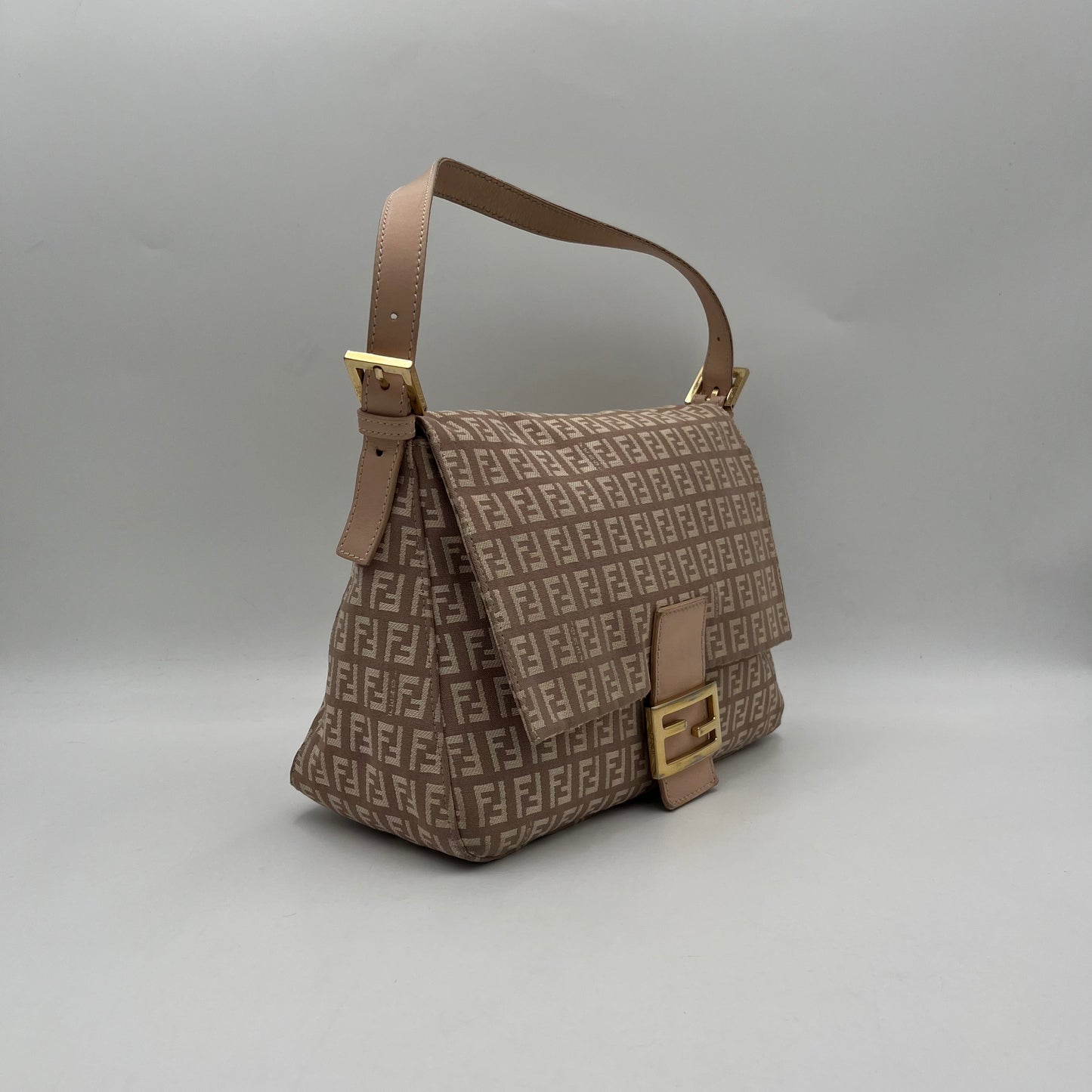Fendi Pink Zucchino Mamma Baguette