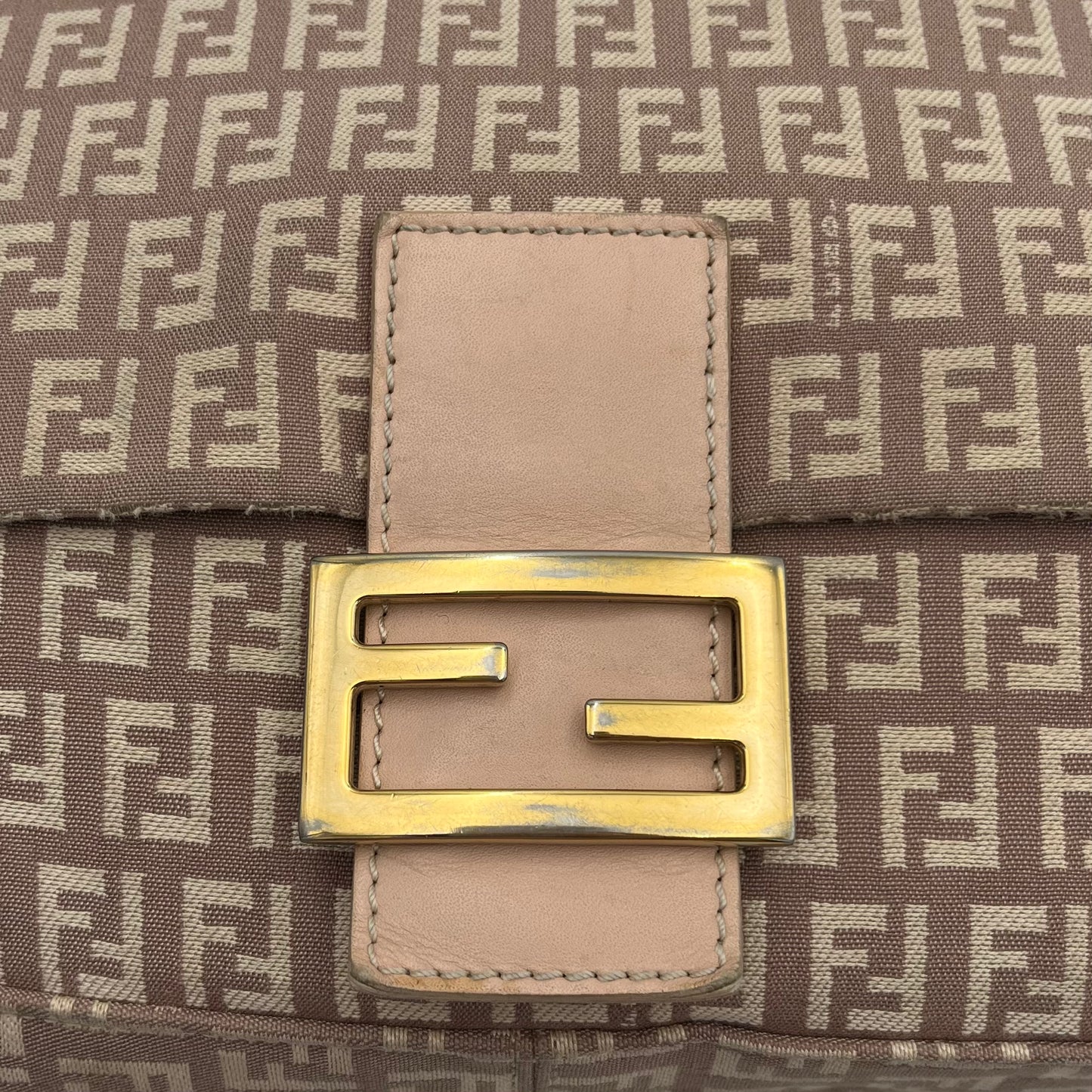 Fendi Pink Zucchino Mamma Baguette