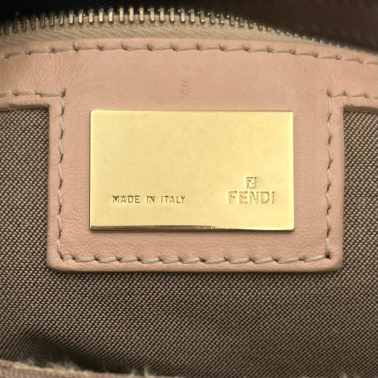 Fendi Pink Zucchino Mamma Baguette