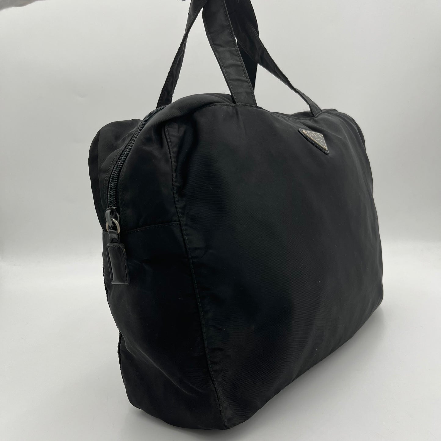 Prada Black Nylon Large Handbag