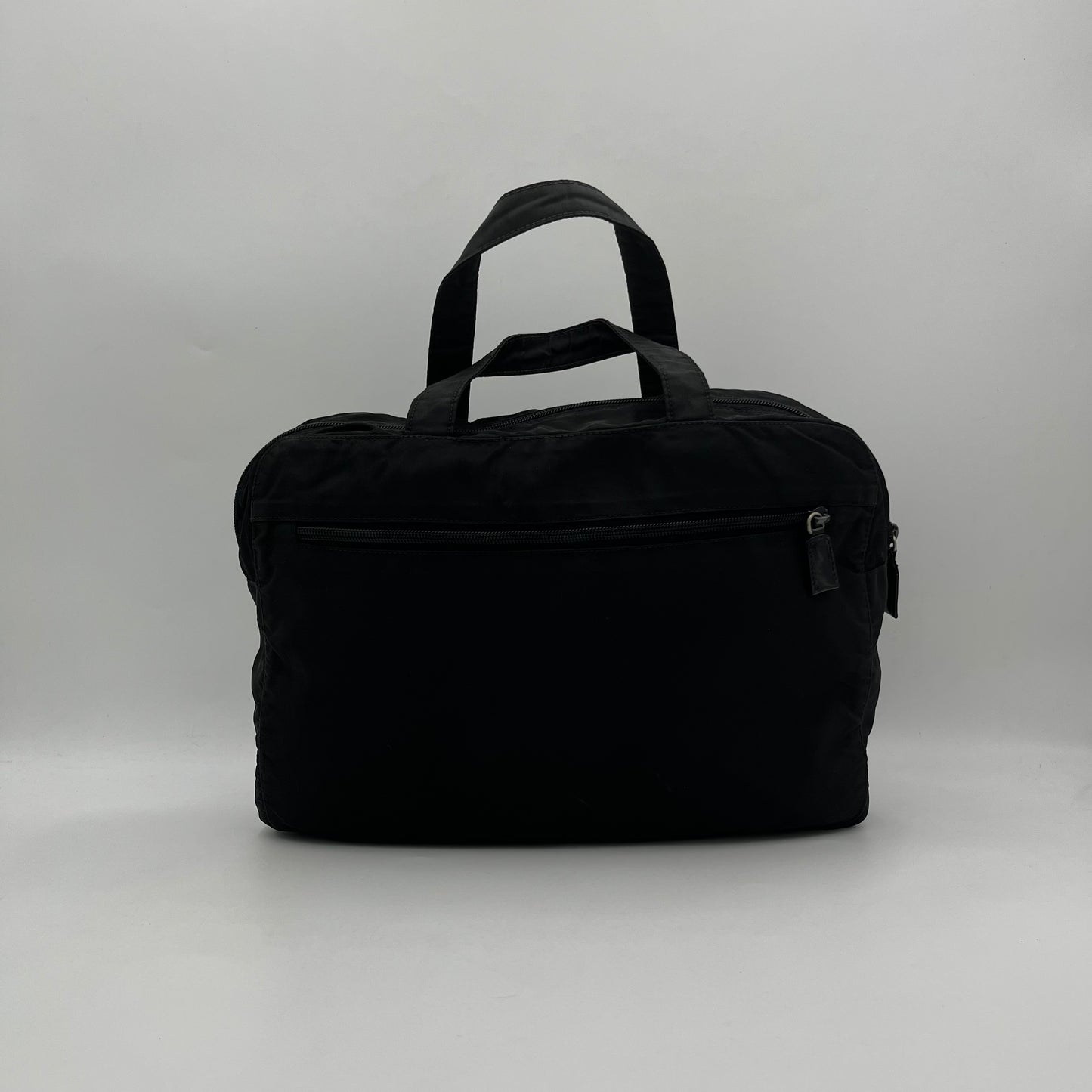 Prada Black Nylon Large Handbag