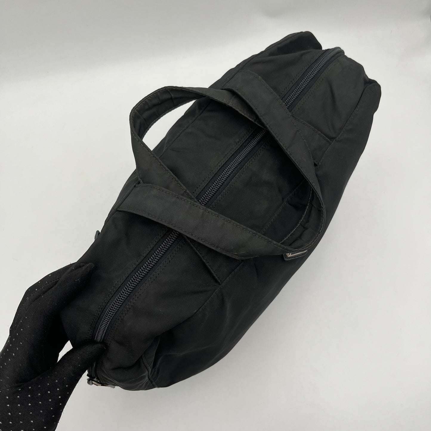 Prada Black Nylon Large Handbag