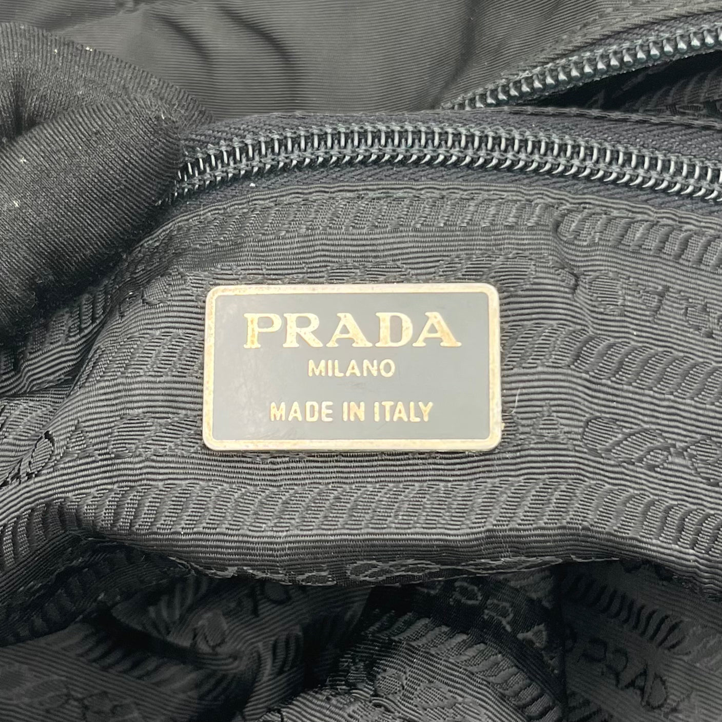 Prada Black Nylon Large Handbag
