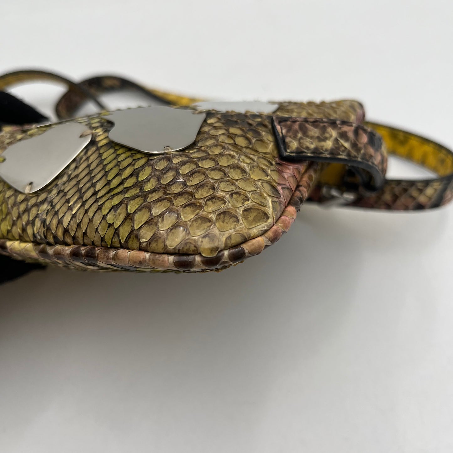 Fendi Multicolor Python Mirror Bag