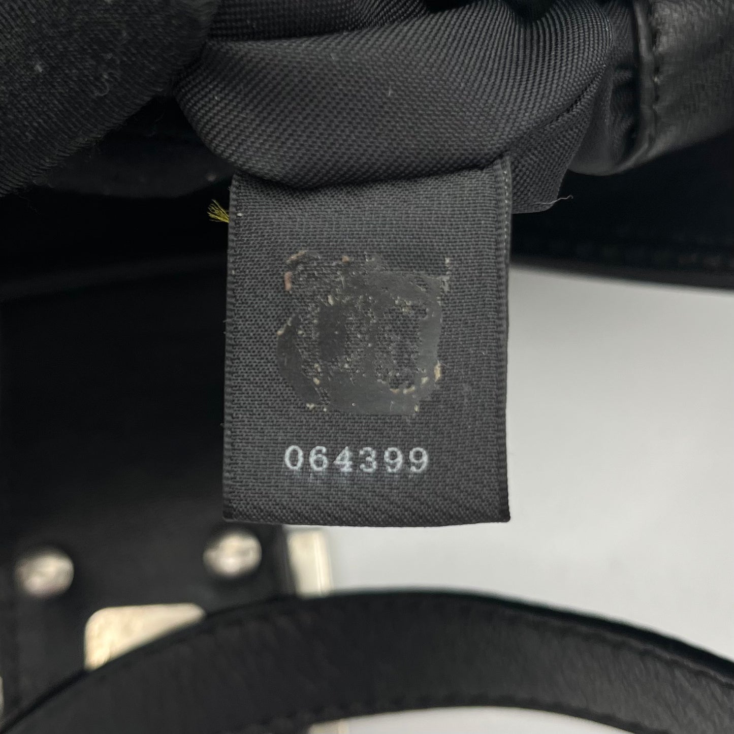 Fendi Black Leather Hobo Baguette