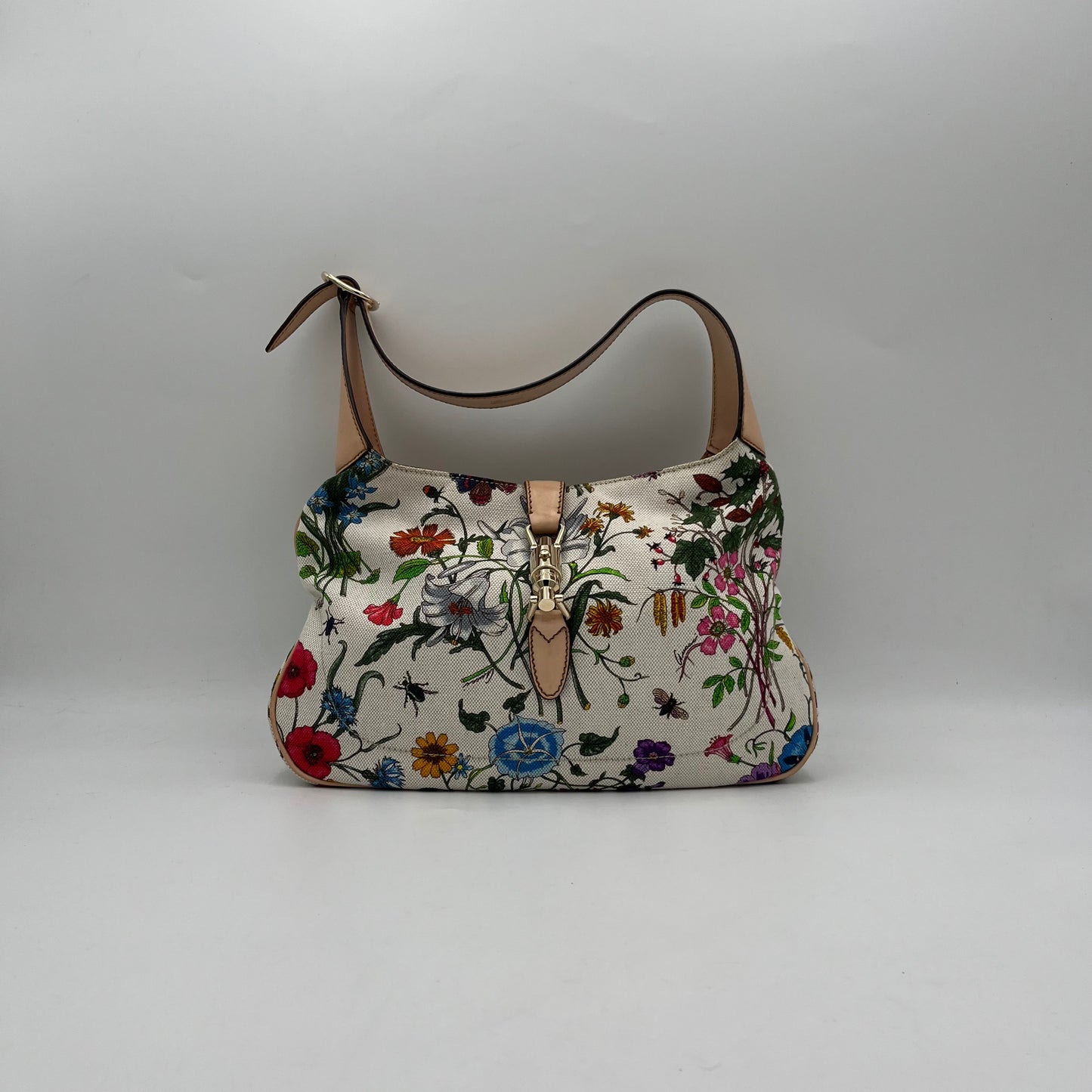 Gucci Floral Flora Jackie O Hobo Bag