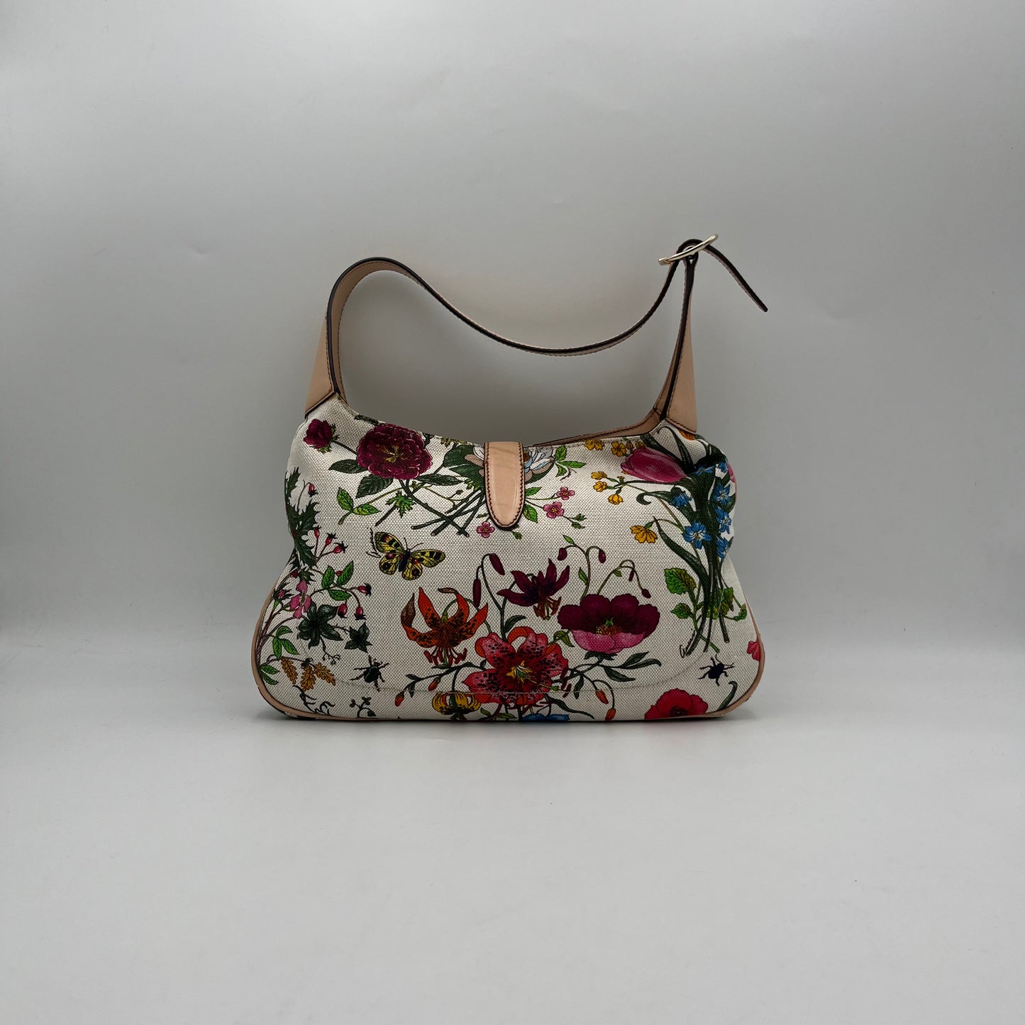 Gucci Floral Flora Jackie O Hobo Bag
