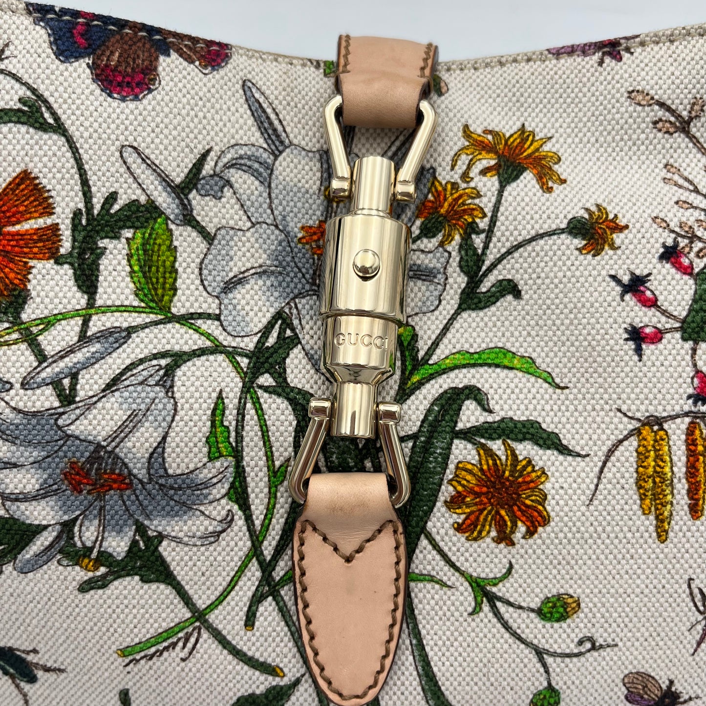 Gucci Floral Flora Jackie O Hobo Bag
