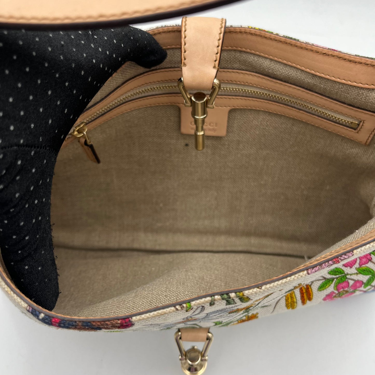 Gucci Floral Flora Jackie O Hobo Bag