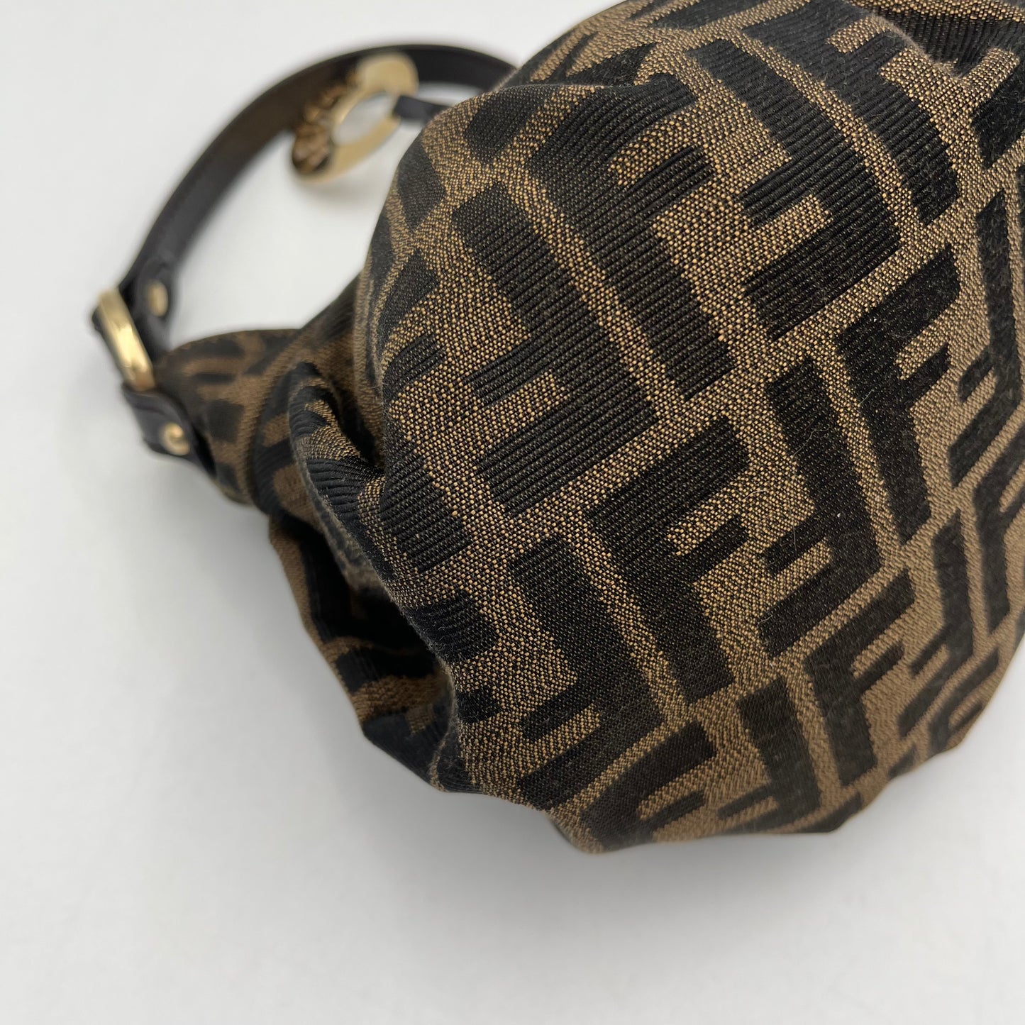 Fendi Tobacco Zucca Mini Chef Handbag