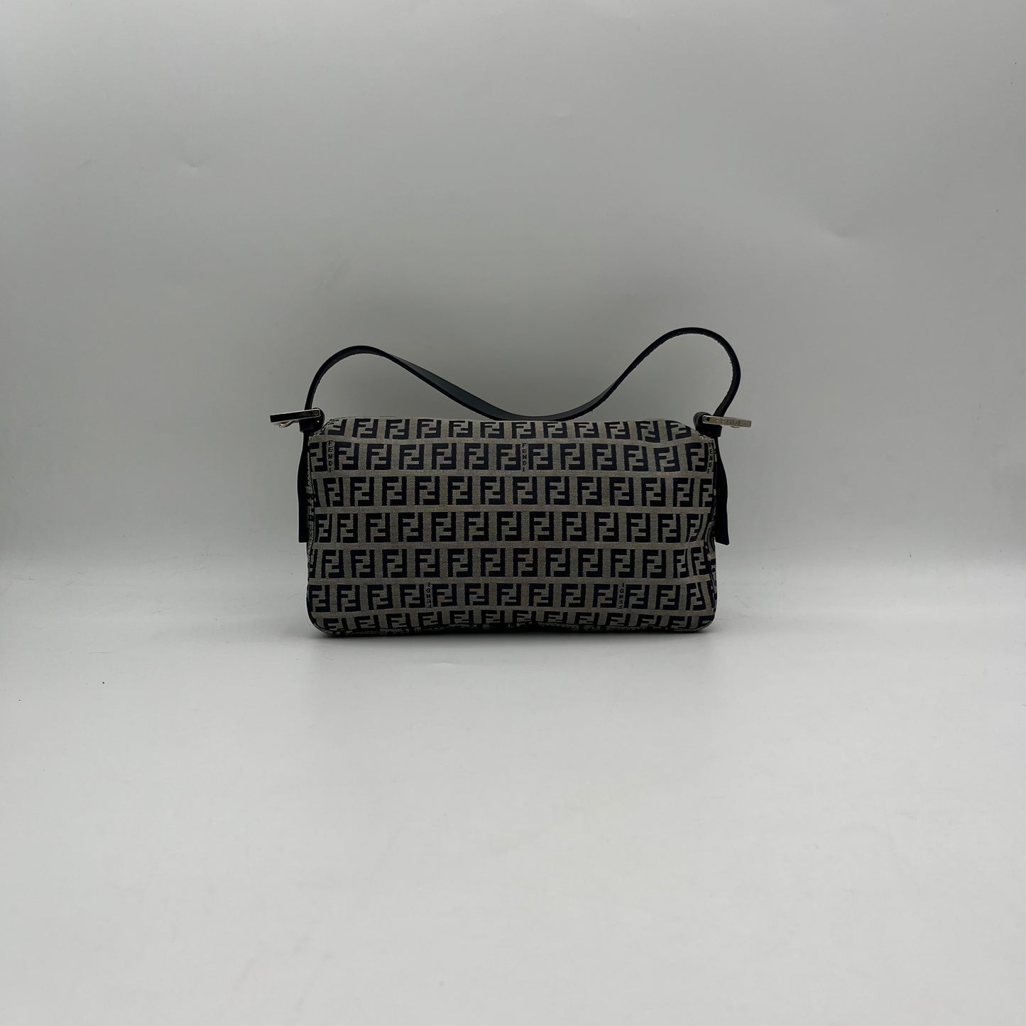 Fendi Dark Blue Zucchino Baguette