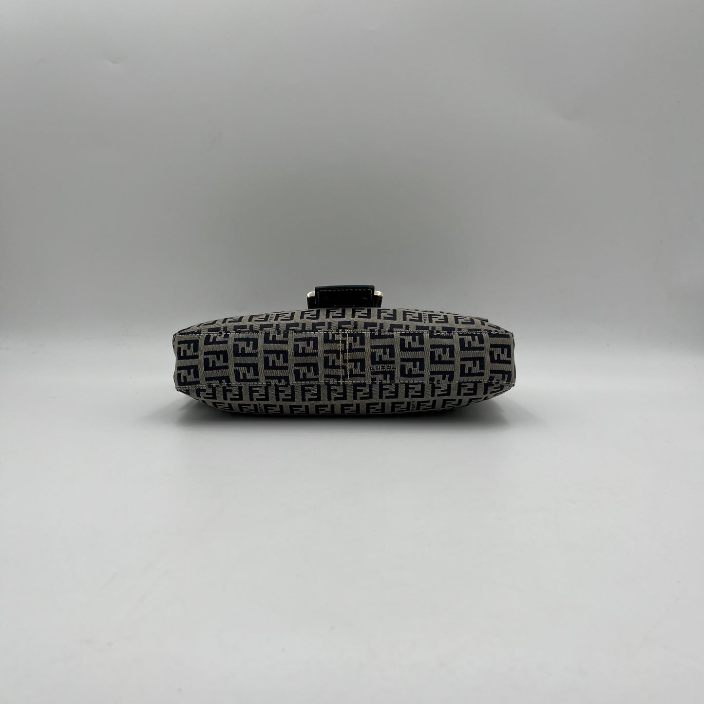 Fendi Dark Blue Zucchino Baguette