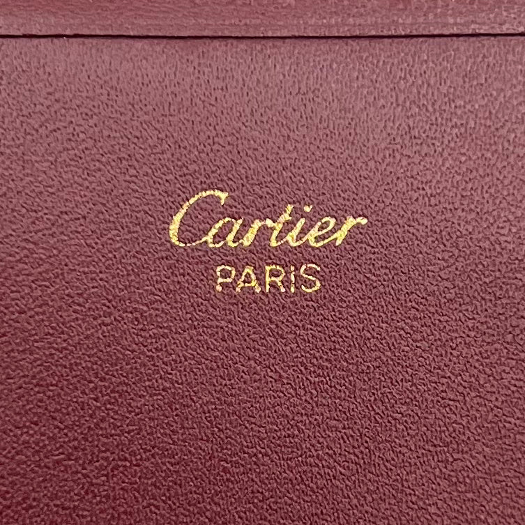 Cartier Paris Burgundy Flap Clutch