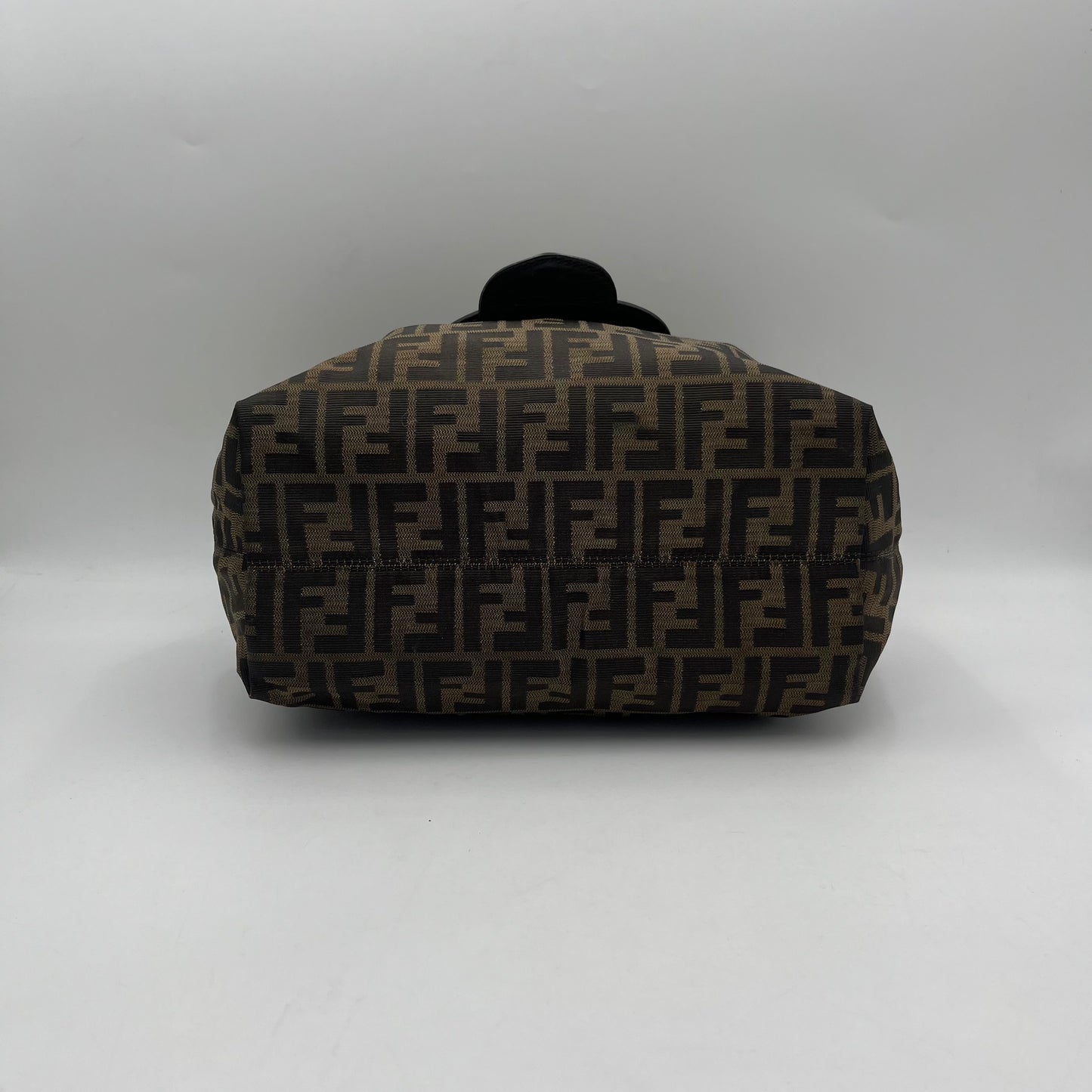 Fendi Tobacco Zucca Borsa Hobo Shoulder Bag