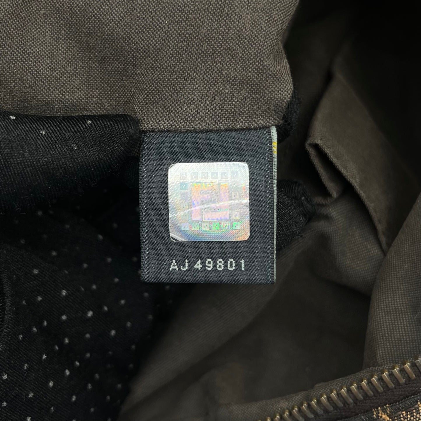 Fendi Tobacco Zucca Borsa Hobo Shoulder Bag