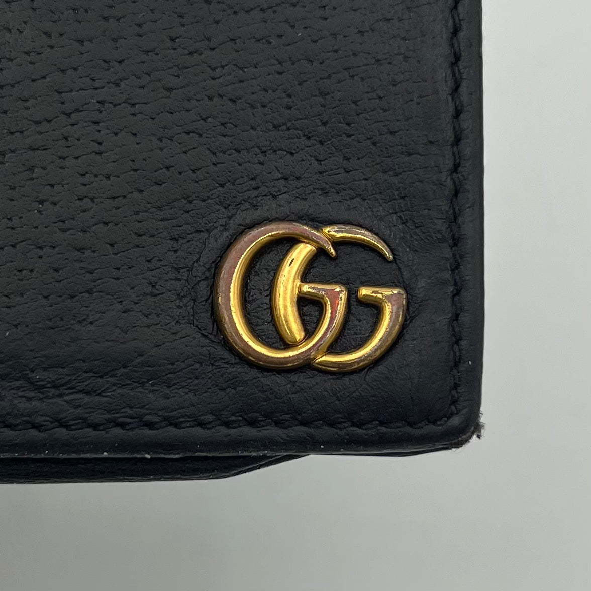 Gucci Black Marmont Zip Card Wallet