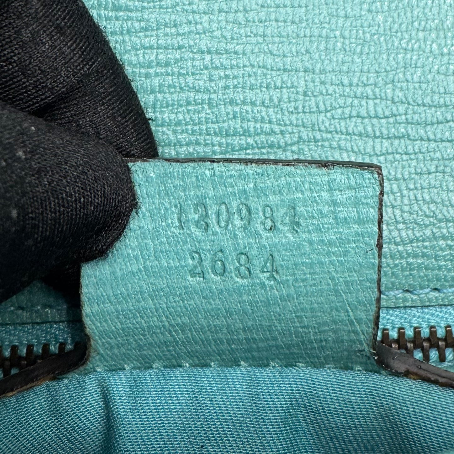 Gucci Turquoise Leather Horsebit Chain Flap Shoulder