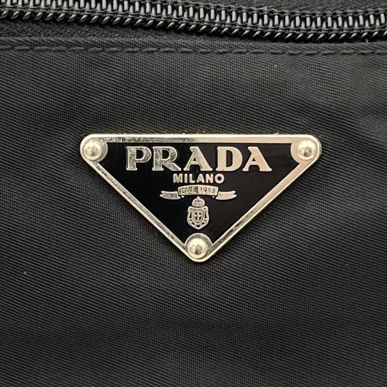 Prada Black Nylon Messenger Crossbody
