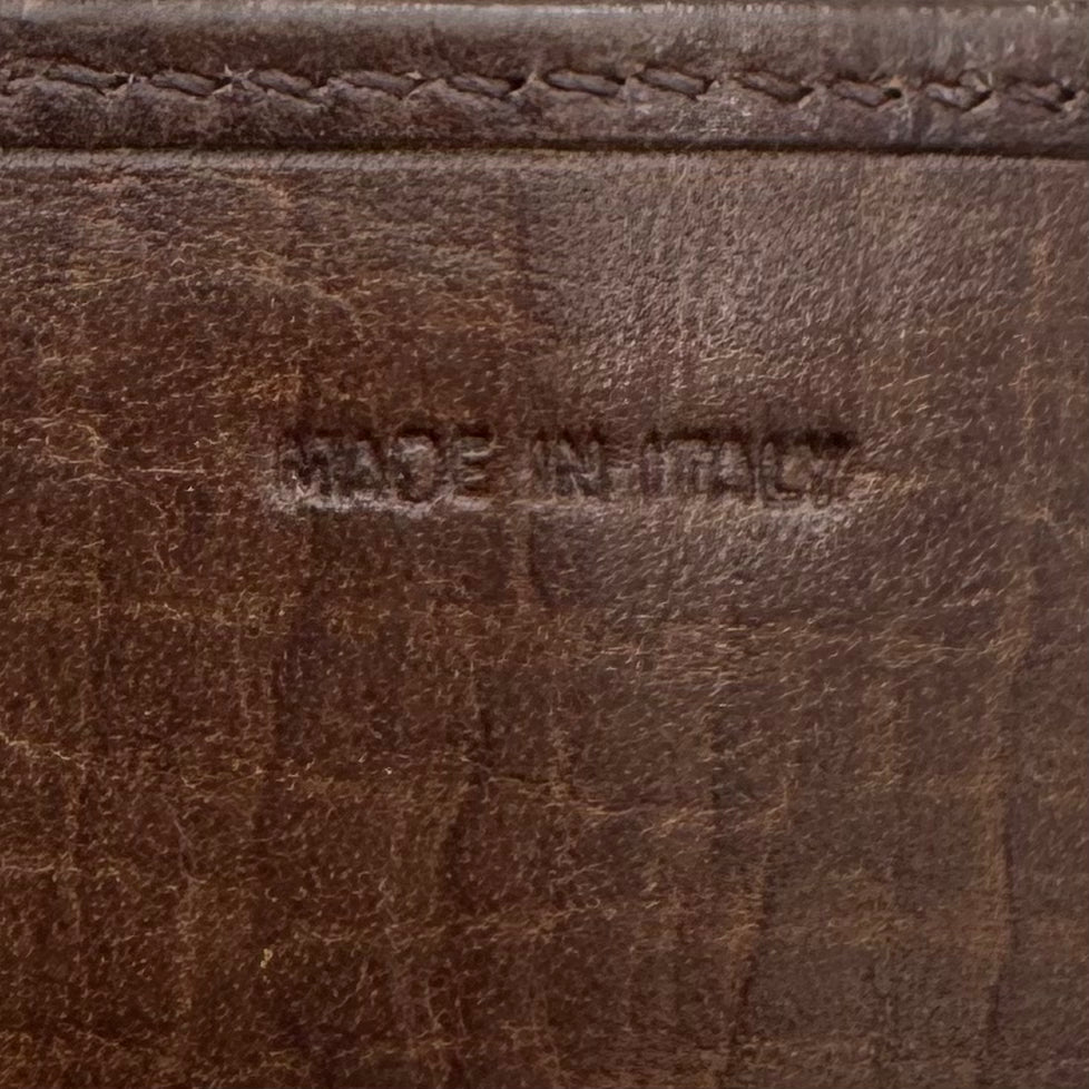Fendi Tobacco Zucca Bifold Long Wallet