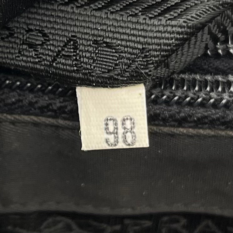 Prada Black Nylon Open Tote