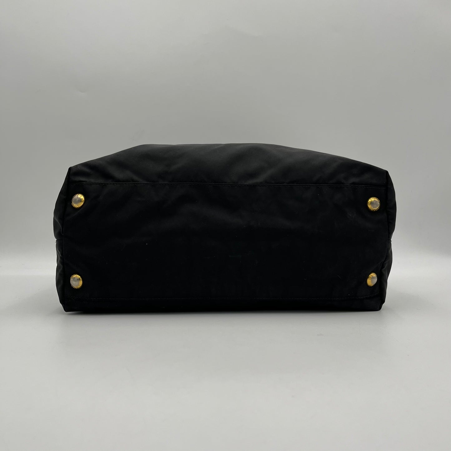 Prada Black Nylon x Leather Tote