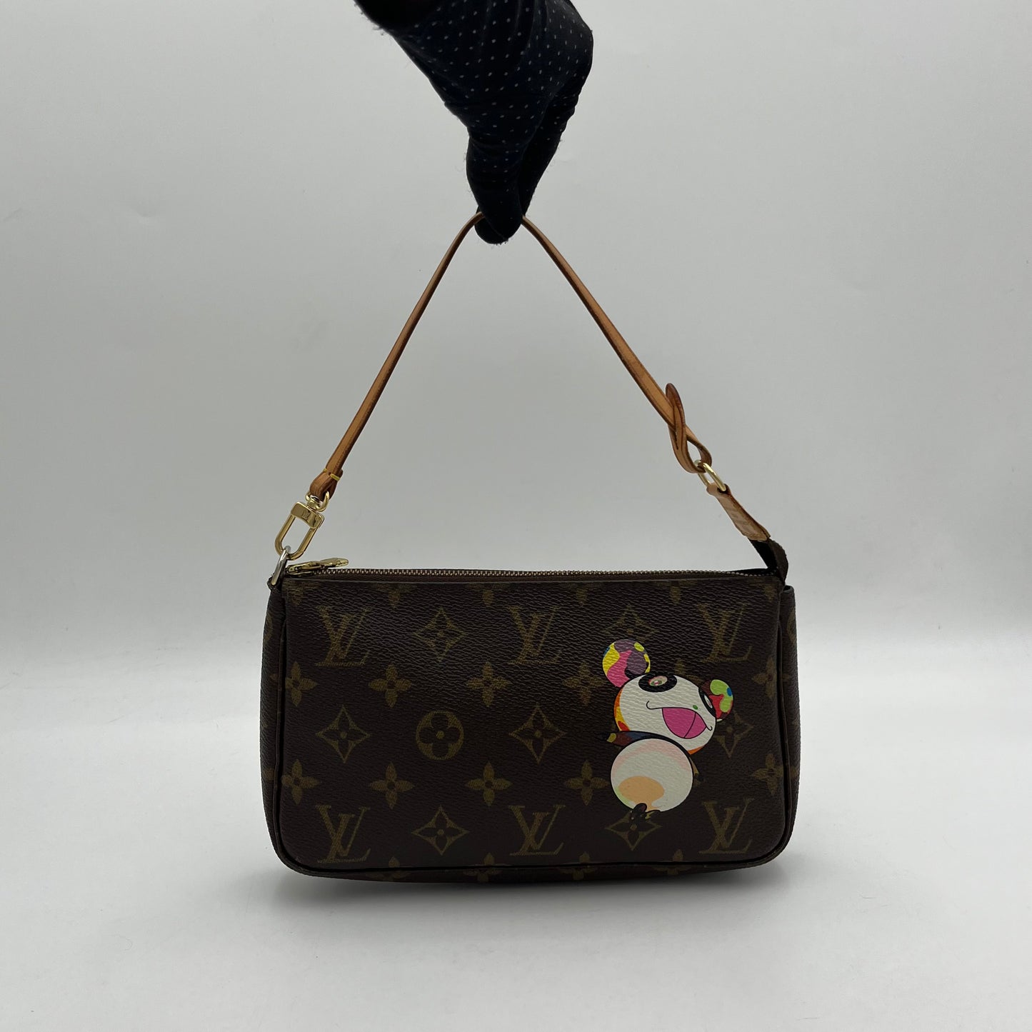 LV Takashi Murakami Monogram Panda Pochette
