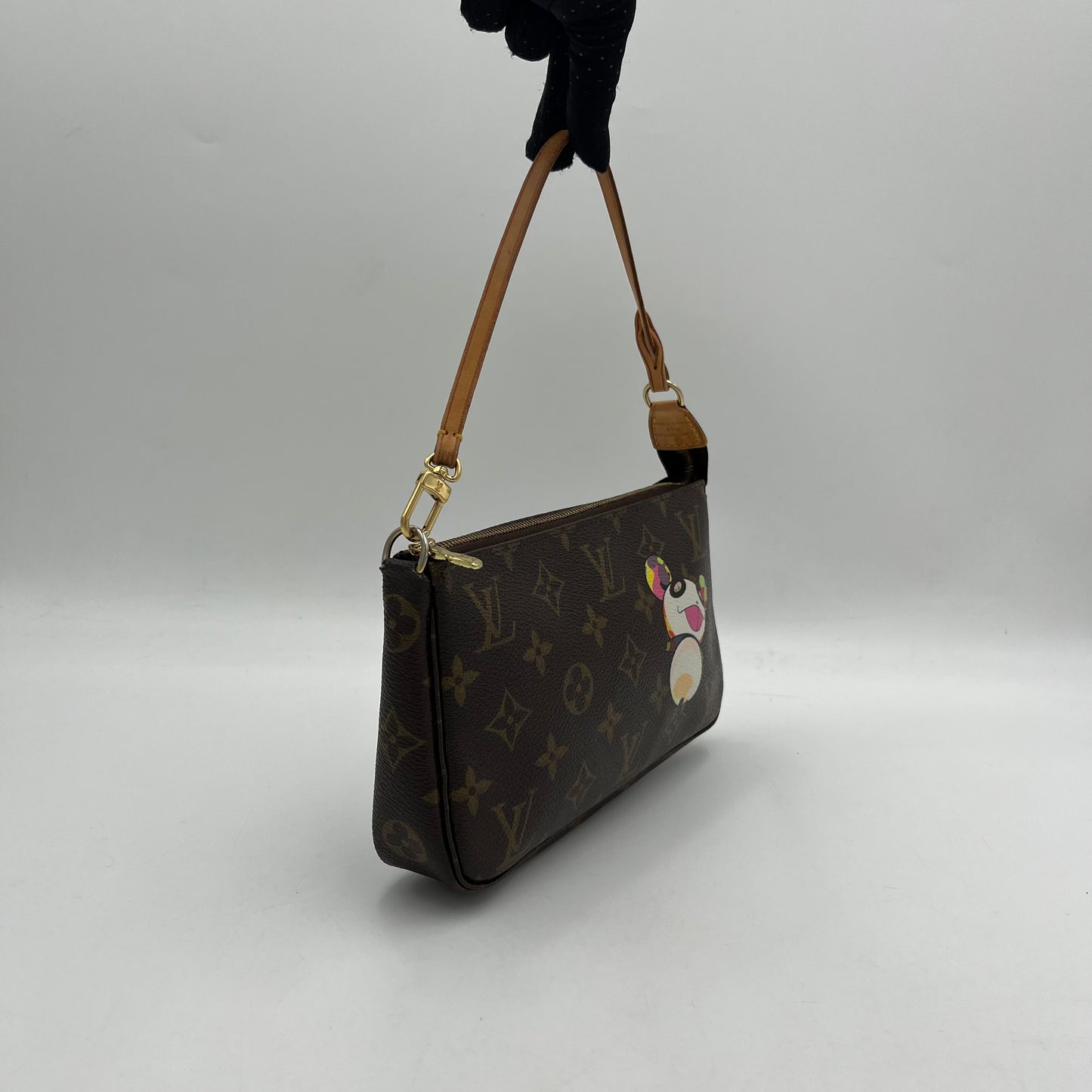 LV Takashi Murakami Monogram Panda Pochette