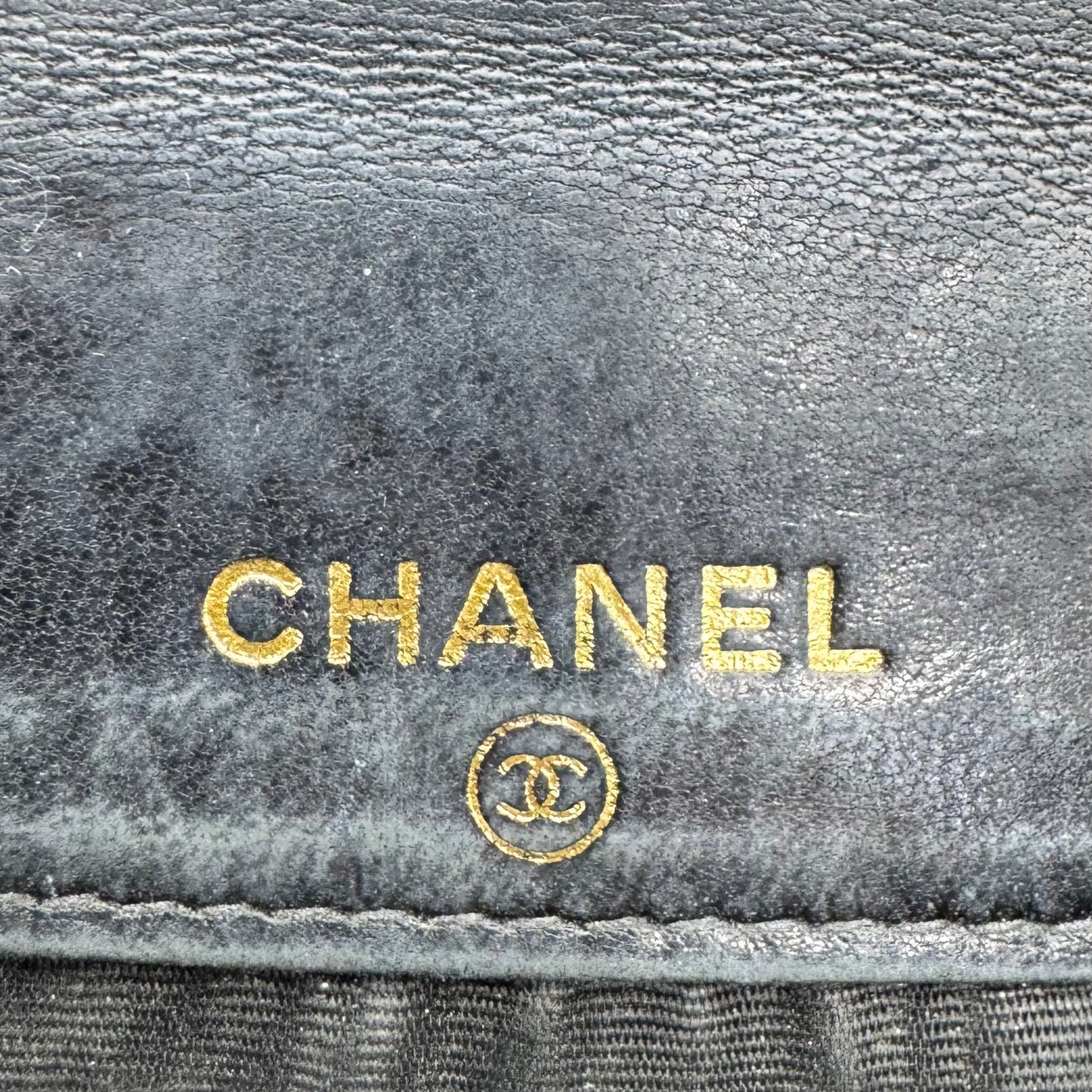 Chanel Black Caviar CC Bifold Short Wallet