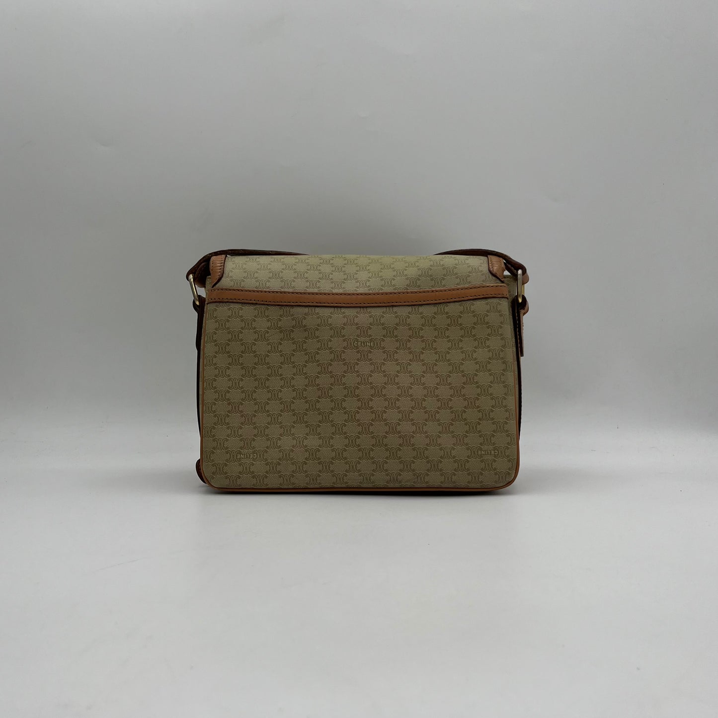 Celine Paris Macadam PVC Medium Flap Crossbody