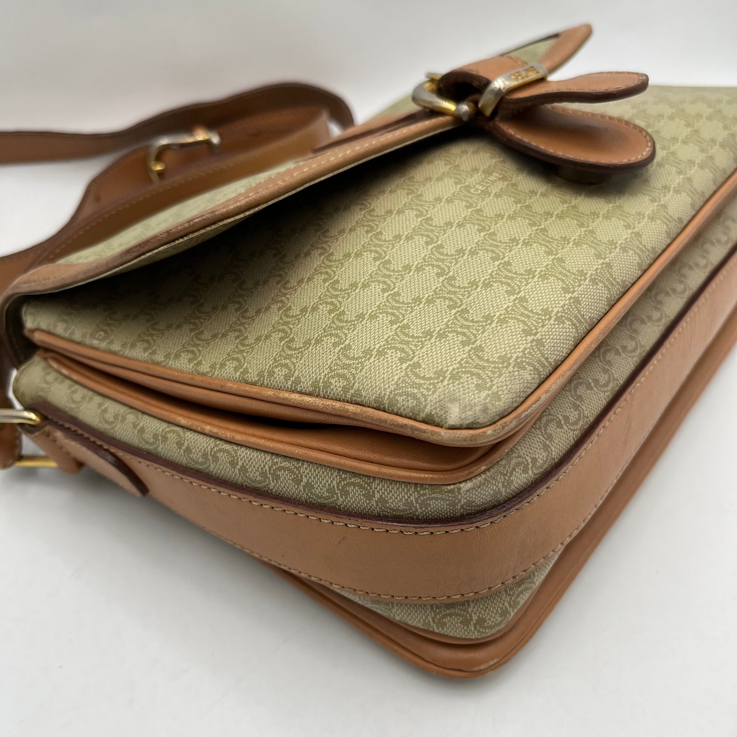 Celine Paris Macadam PVC Medium Flap Crossbody