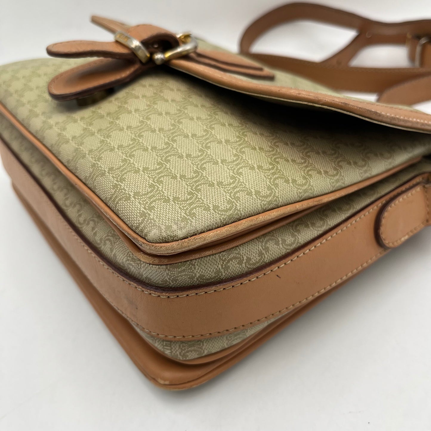 Celine Paris Macadam PVC Medium Flap Crossbody