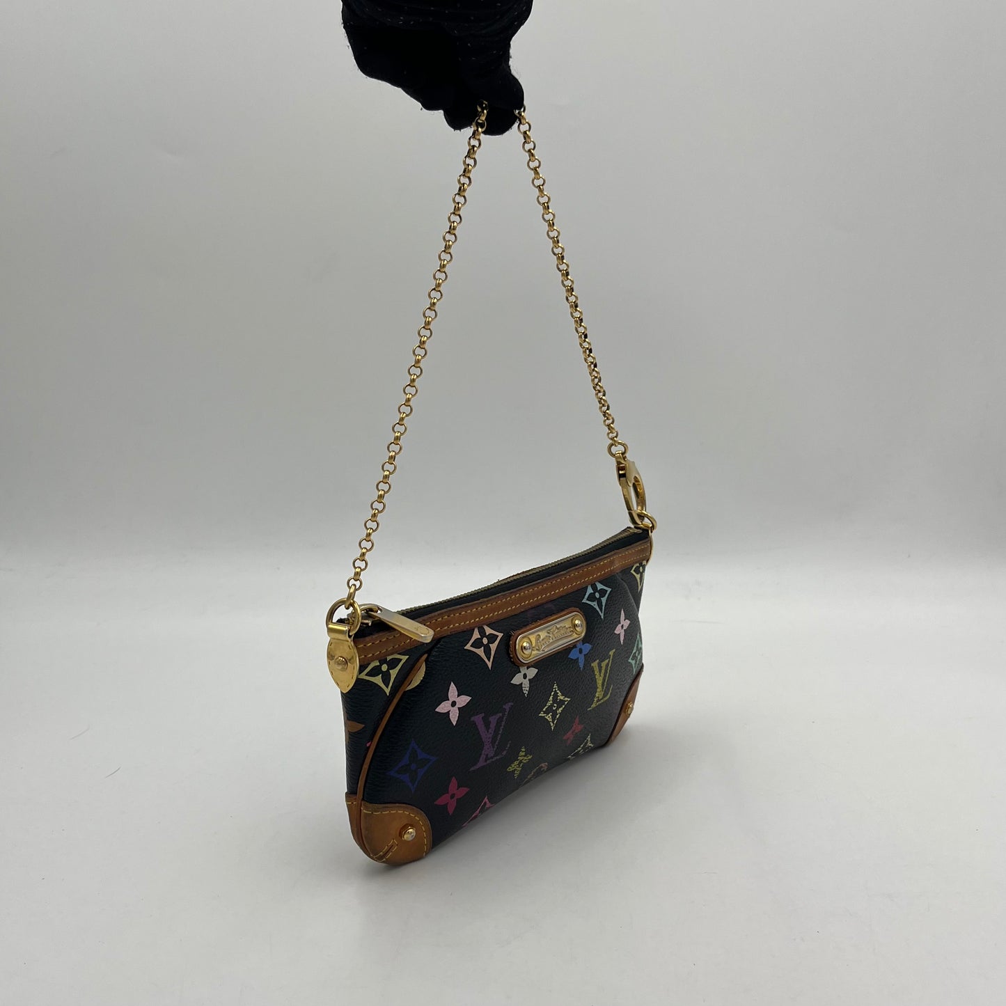 LV Black Multicolor Milla Pochette
