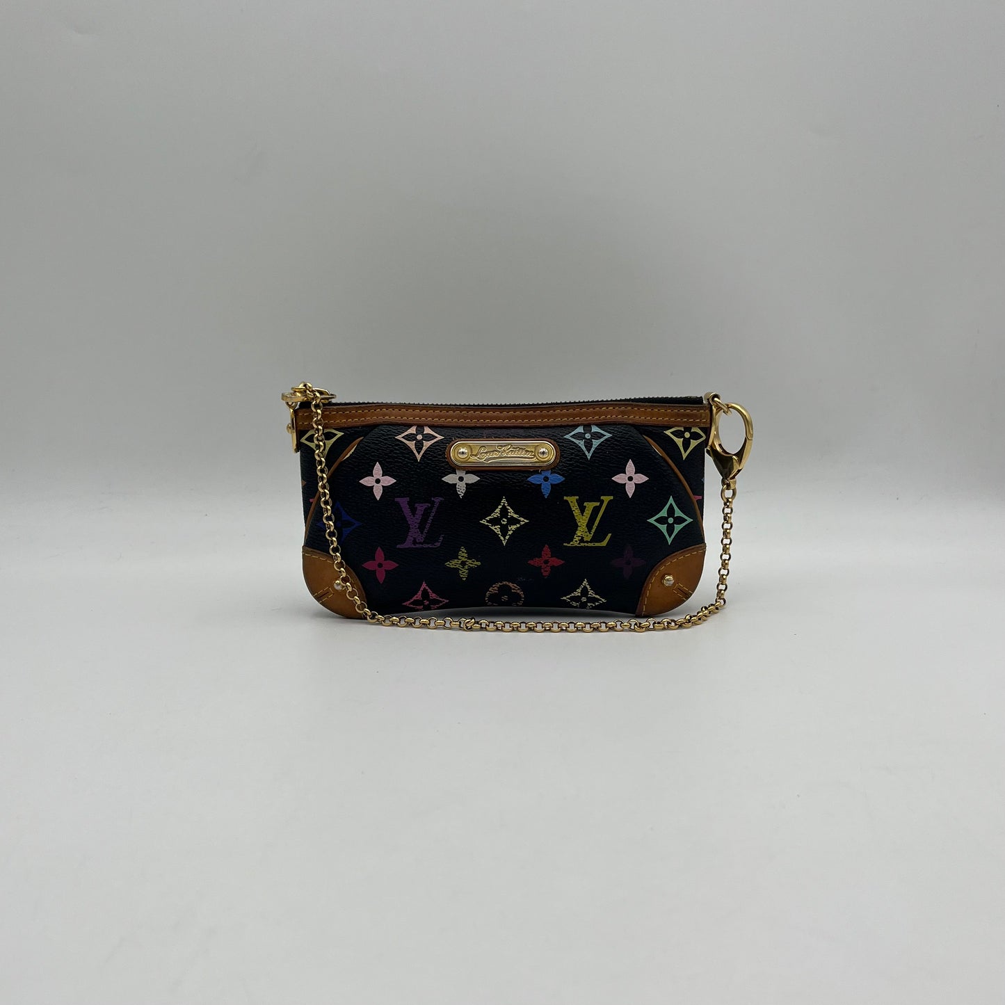 LV Black Multicolor Milla Pochette
