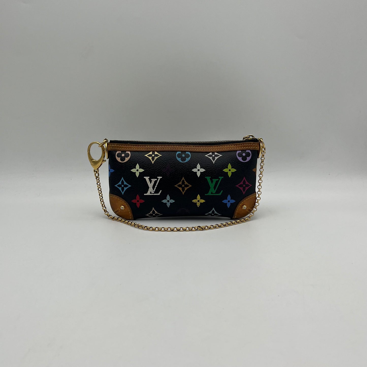 LV Black Multicolor Milla Pochette