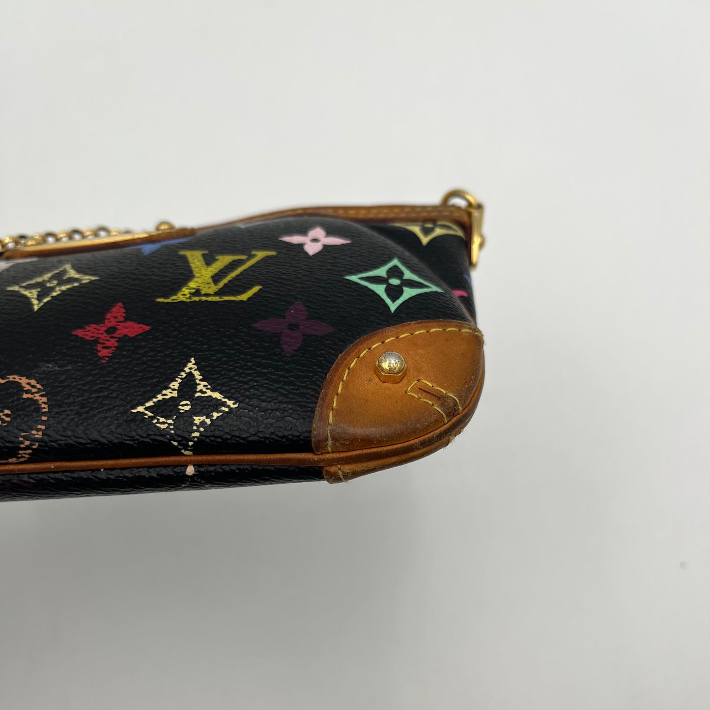 LV Black Multicolor Milla Pochette