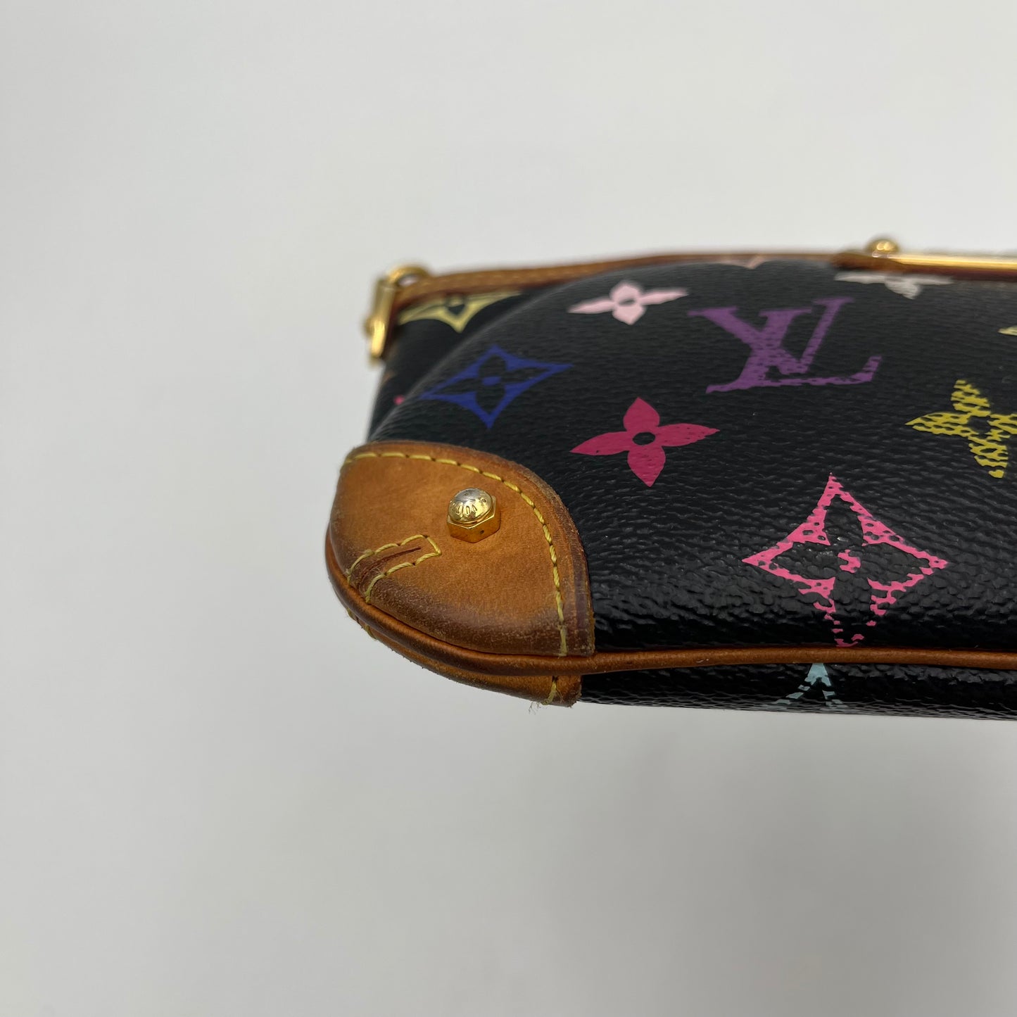 LV Black Multicolor Milla Pochette
