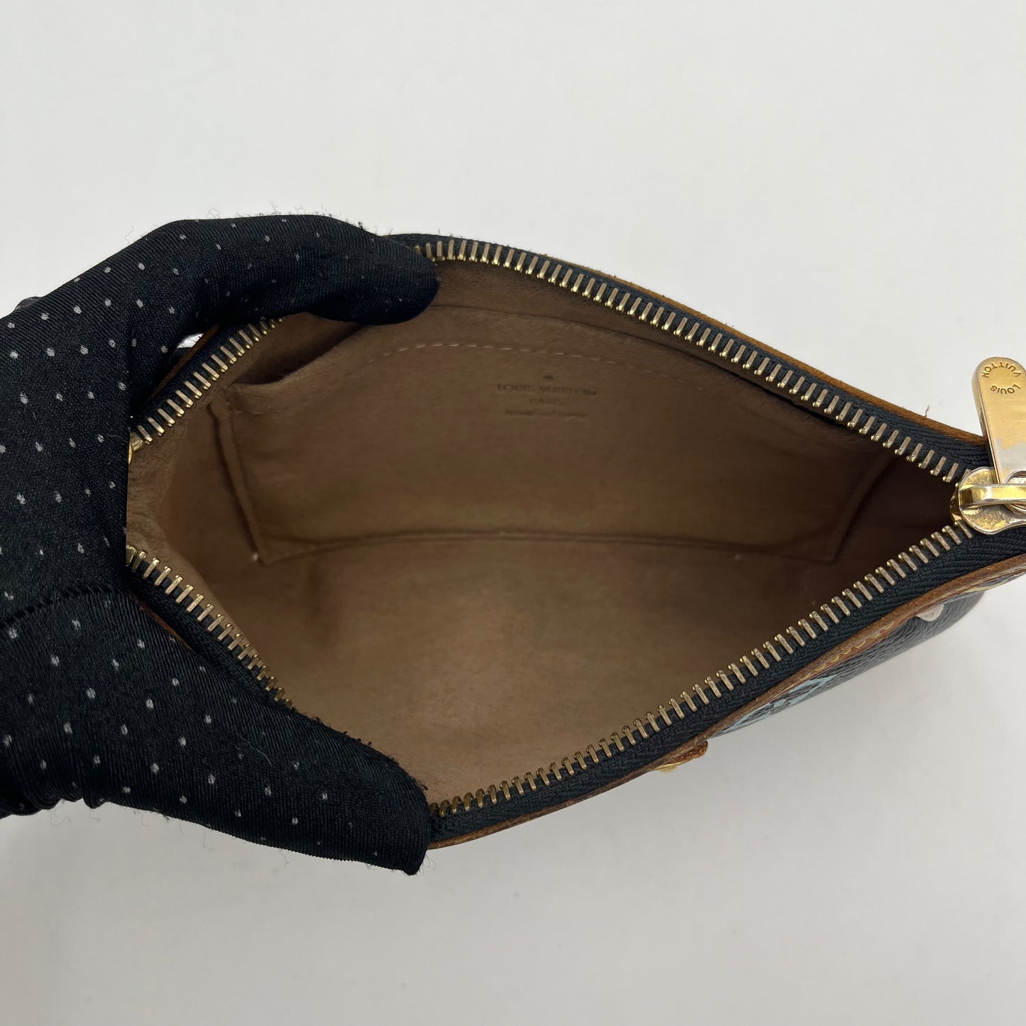 LV Black Multicolor Milla Pochette