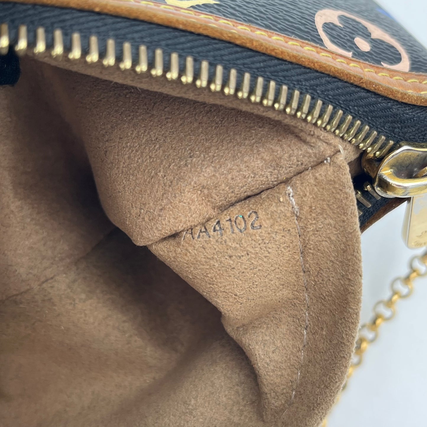 LV Black Multicolor Milla Pochette