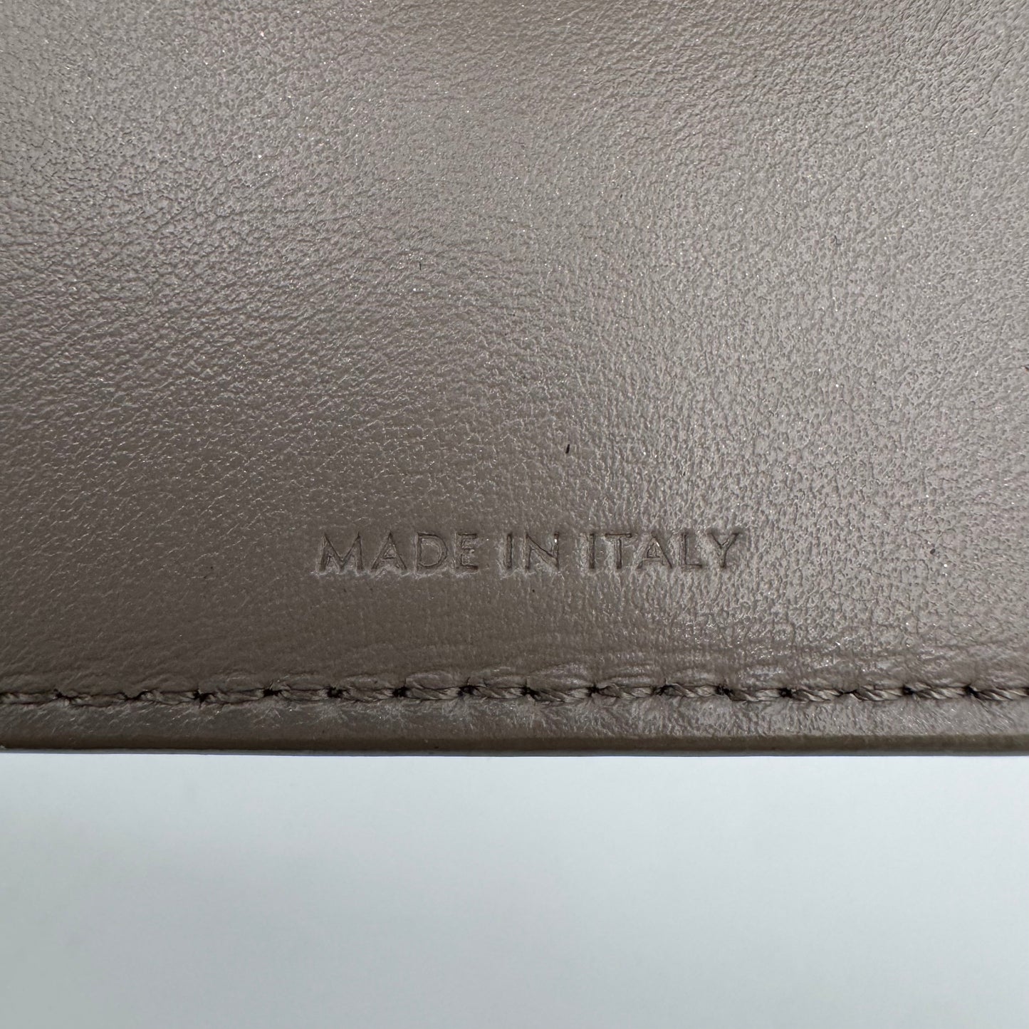 Celine Paris Pebble Shiny Calfskin Trifold Short Compact Wallet