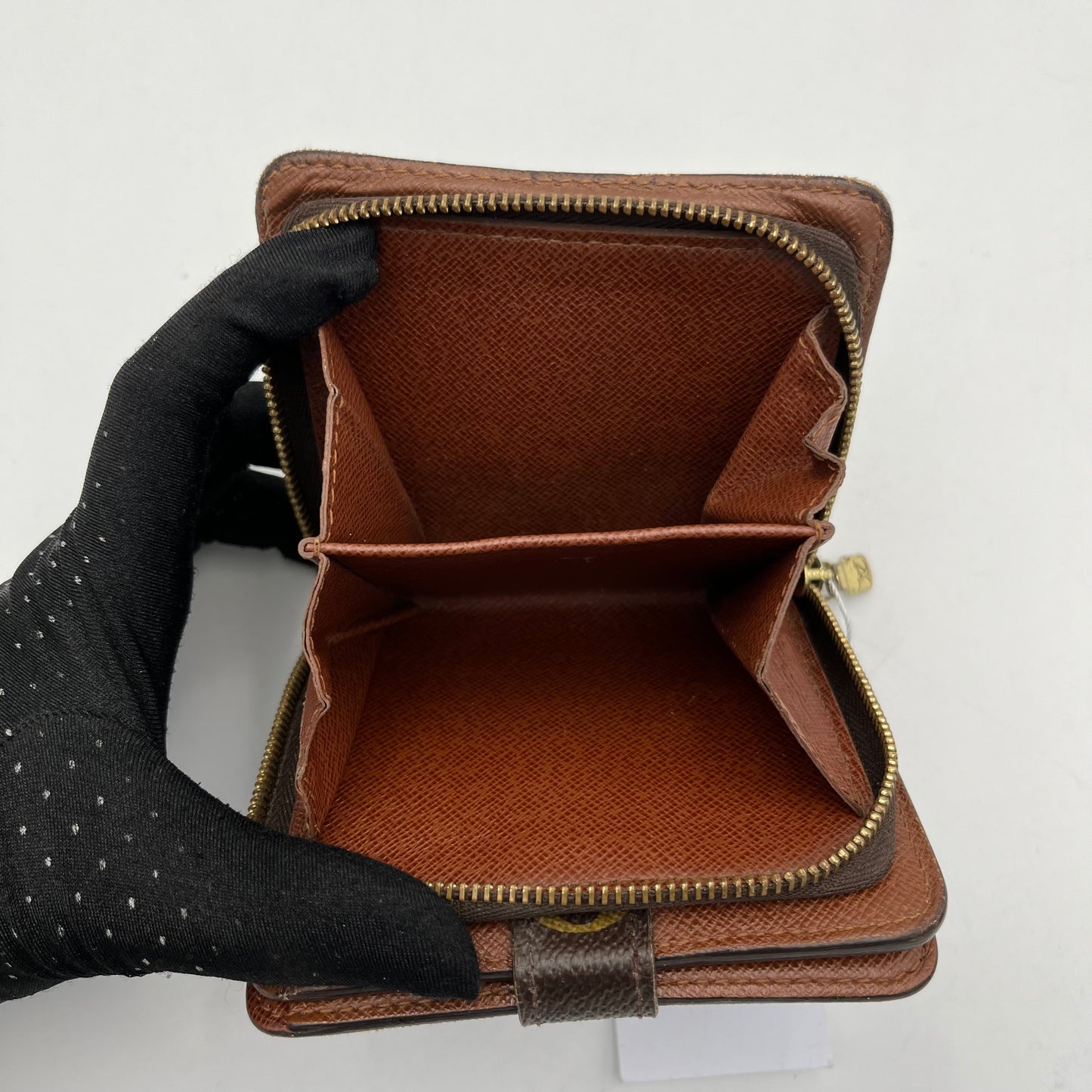 LV Monogram Short Compact Wallet